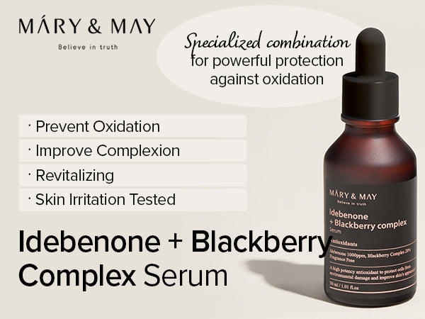 Mary&May : Idebenone + Blackberry Complex Serum