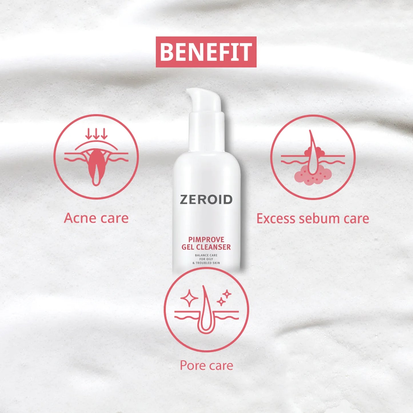 ZEROID : Pimprove Gel Cleanser
