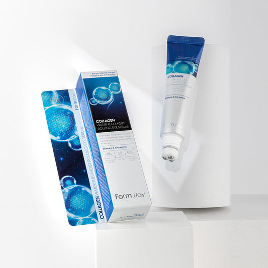 Farmstay : Collagen Water Full Moist Rolling Eye Serum