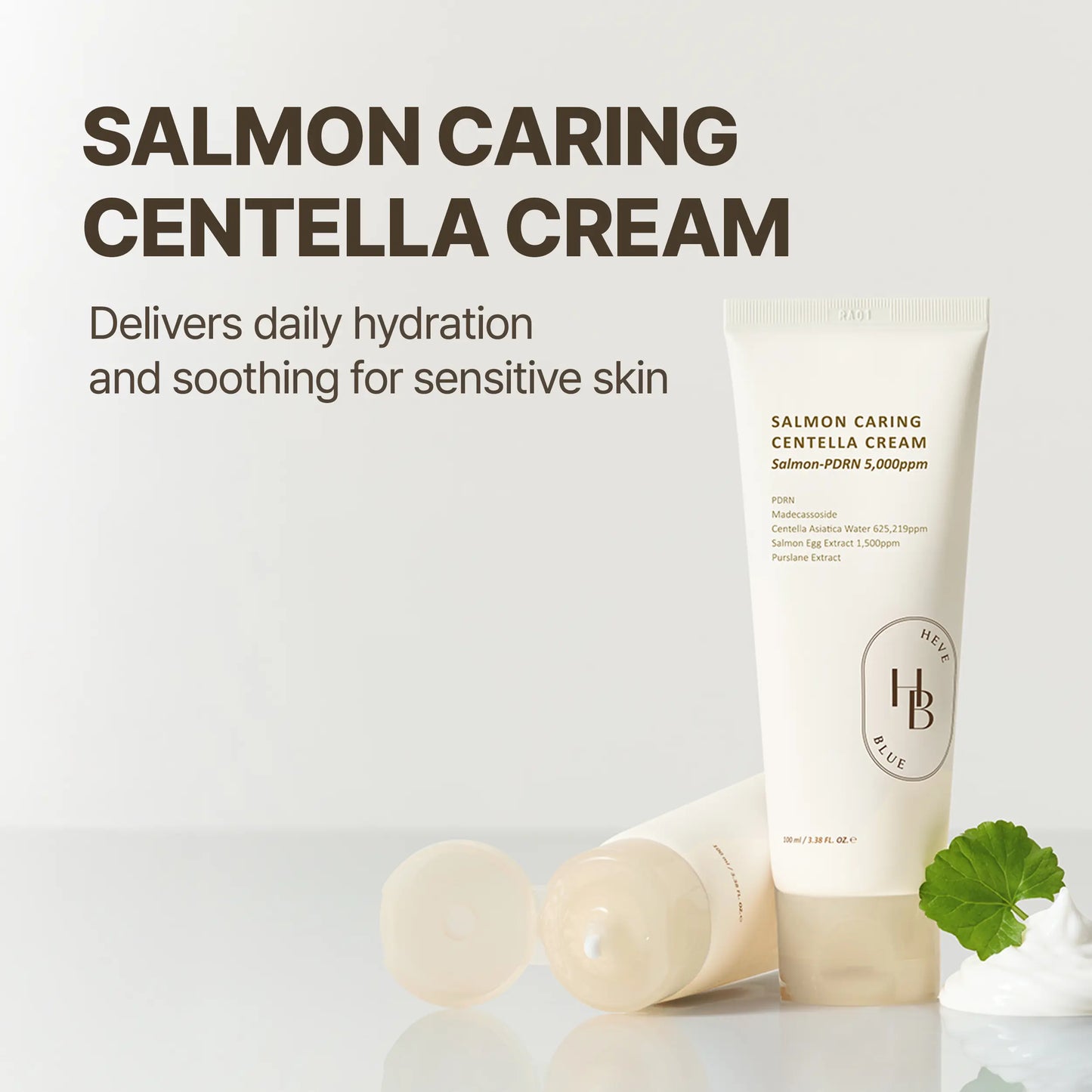 HEVEBLUE : Salmon Caring Centella Cream