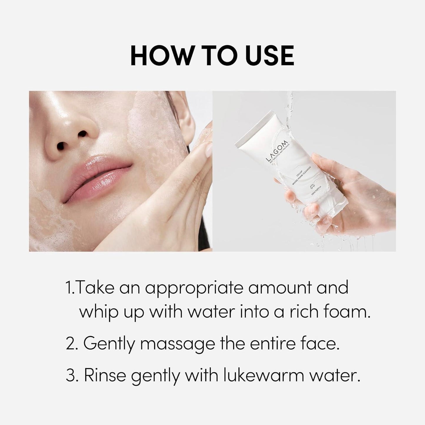 LAGOM : Cellup Micro Foam Cleanser