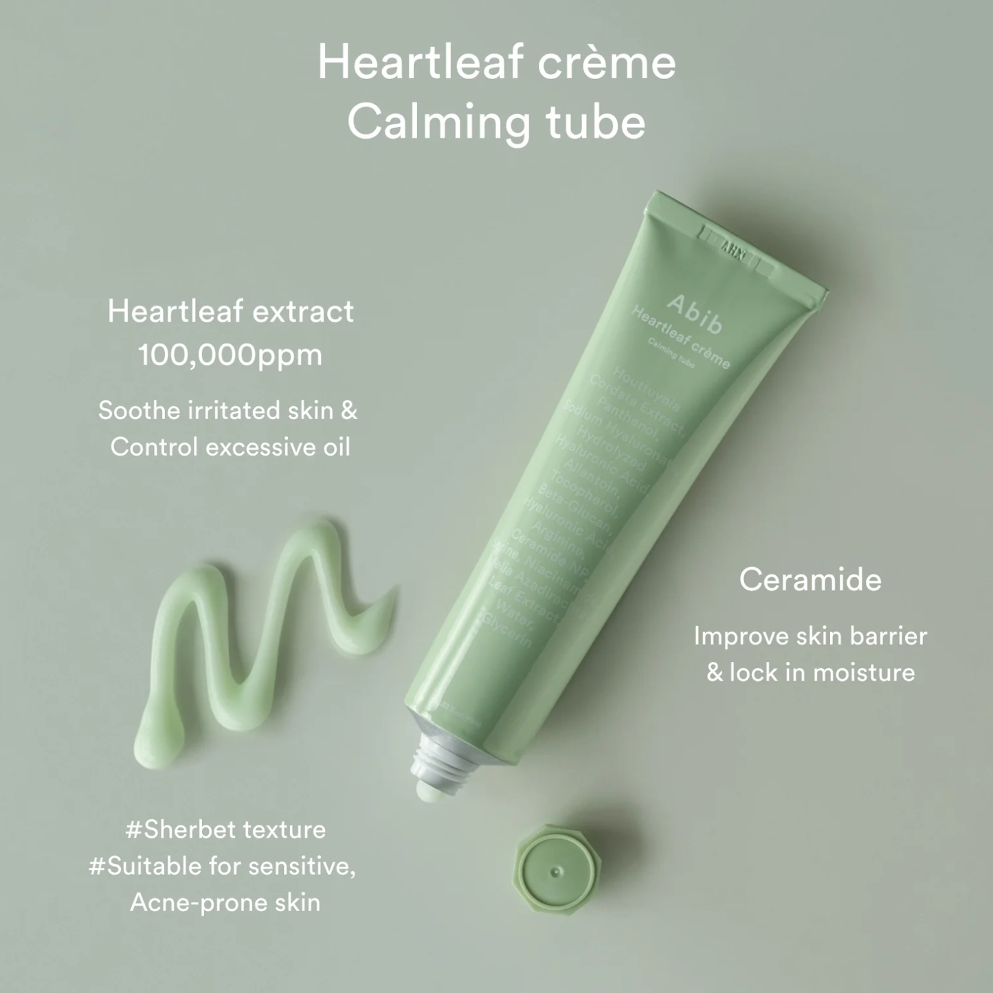 Abib : Heartleaf Crème Calming Tube Mini