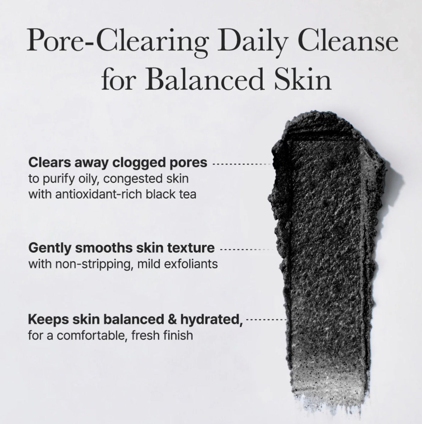Arencia : Black Tea Rice Mochi Cleanser