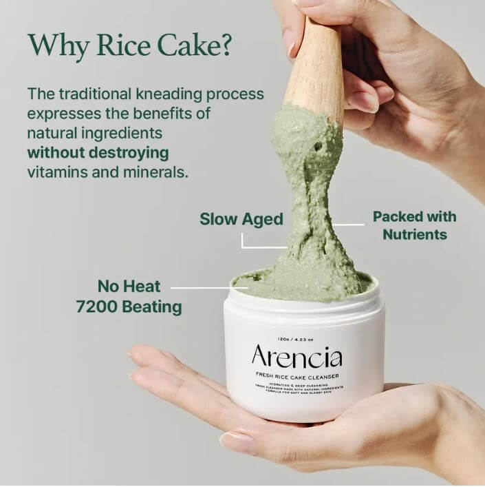 Arencia : Fresh Green Rice Mochi Cleanser