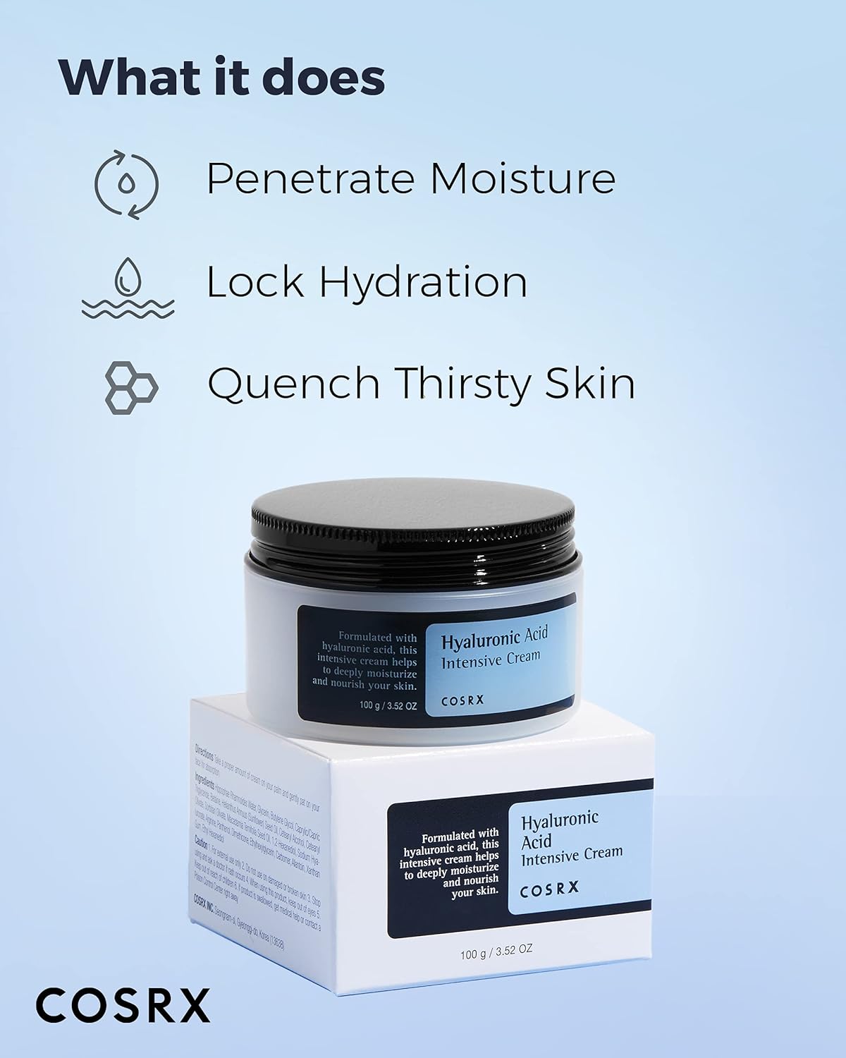 COSRX : Hyaluronic Acid Intensive Cream