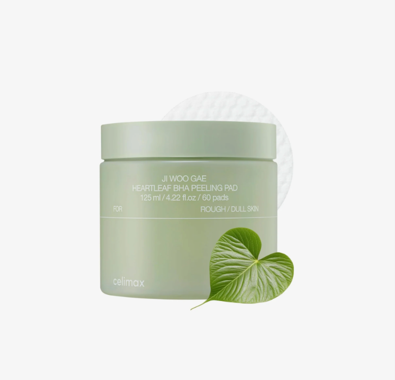 celimax : JIWOOGAE Heartleaf BHA Peeling Pad