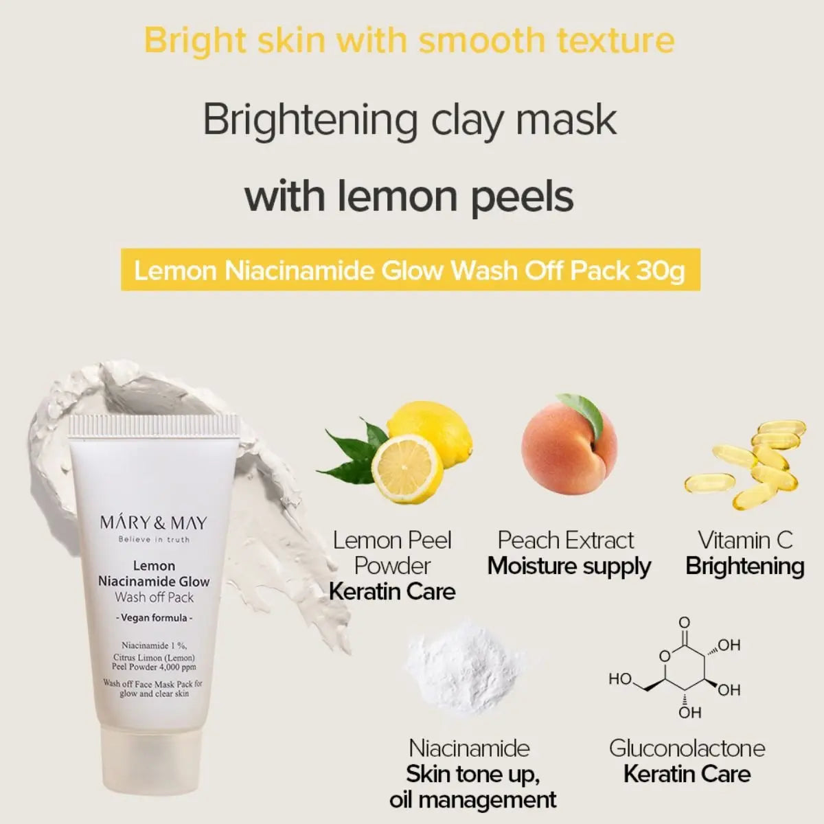Mary&May : Vegan Wash Off Mask Mini Gift Set