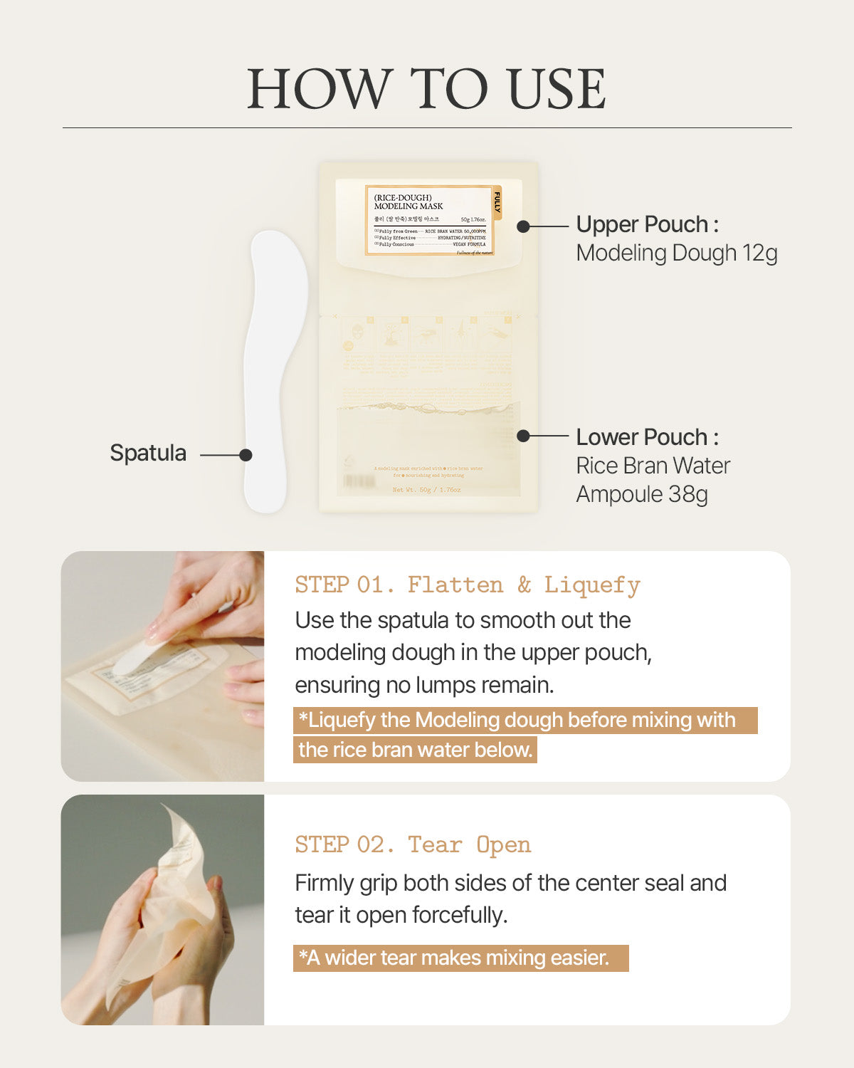 FULLY : Rice-Dough Modeling Mask Set