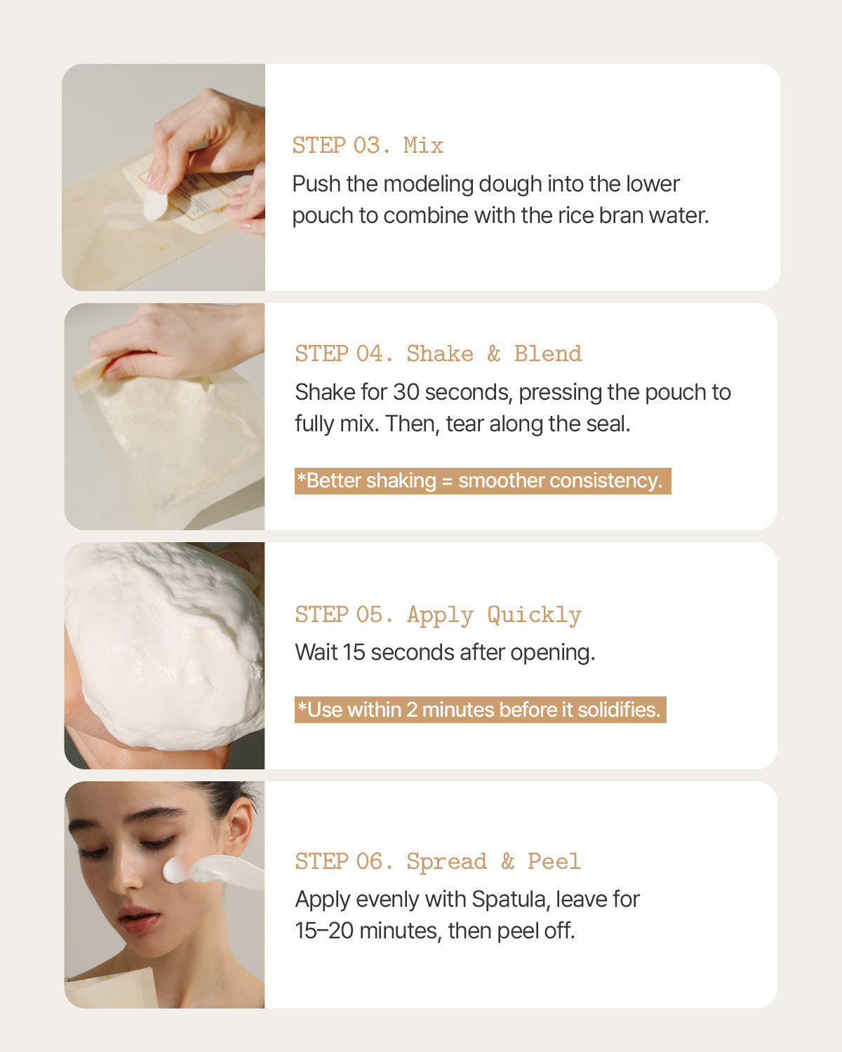 FULLY : Rice-Dough Modeling Mask Set
