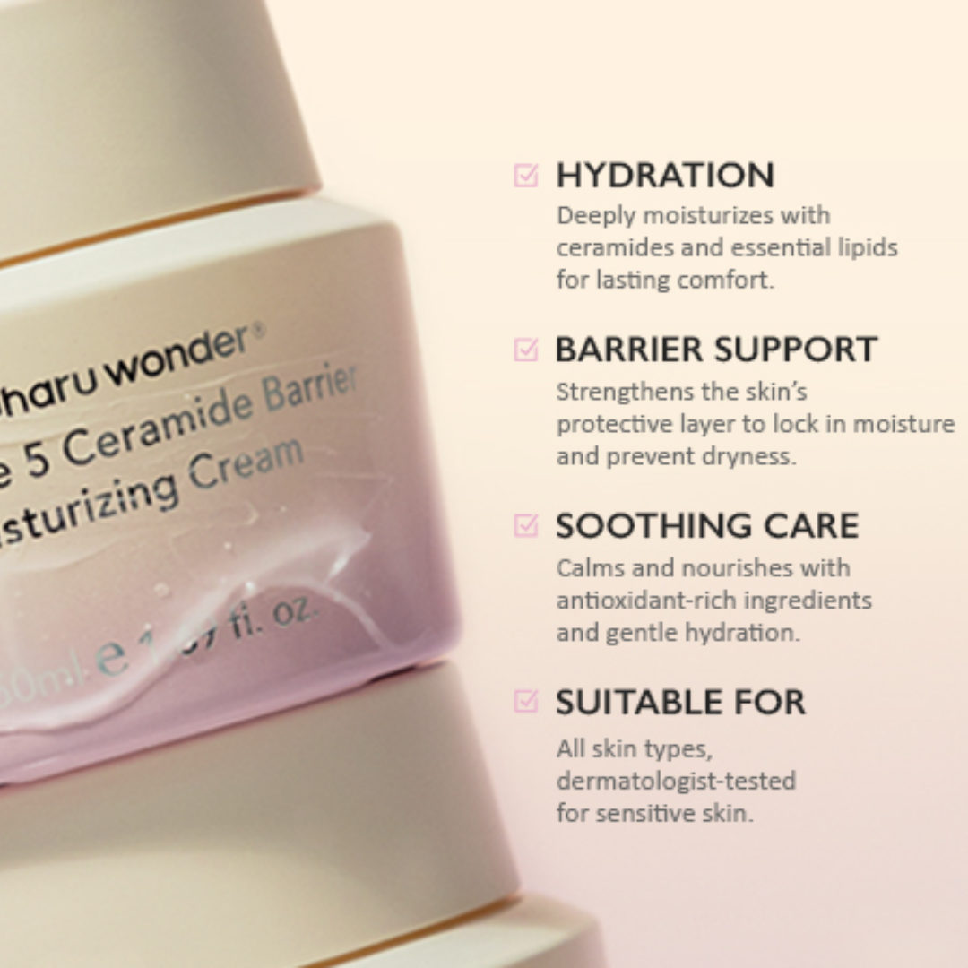 haruharu wonder : Black Rice 5 Ceramide Barrier Moisturizing Cream