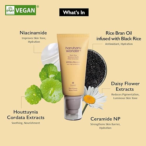 haruharu wonder : Black Rice Moisture Airyfit Sunscreen
