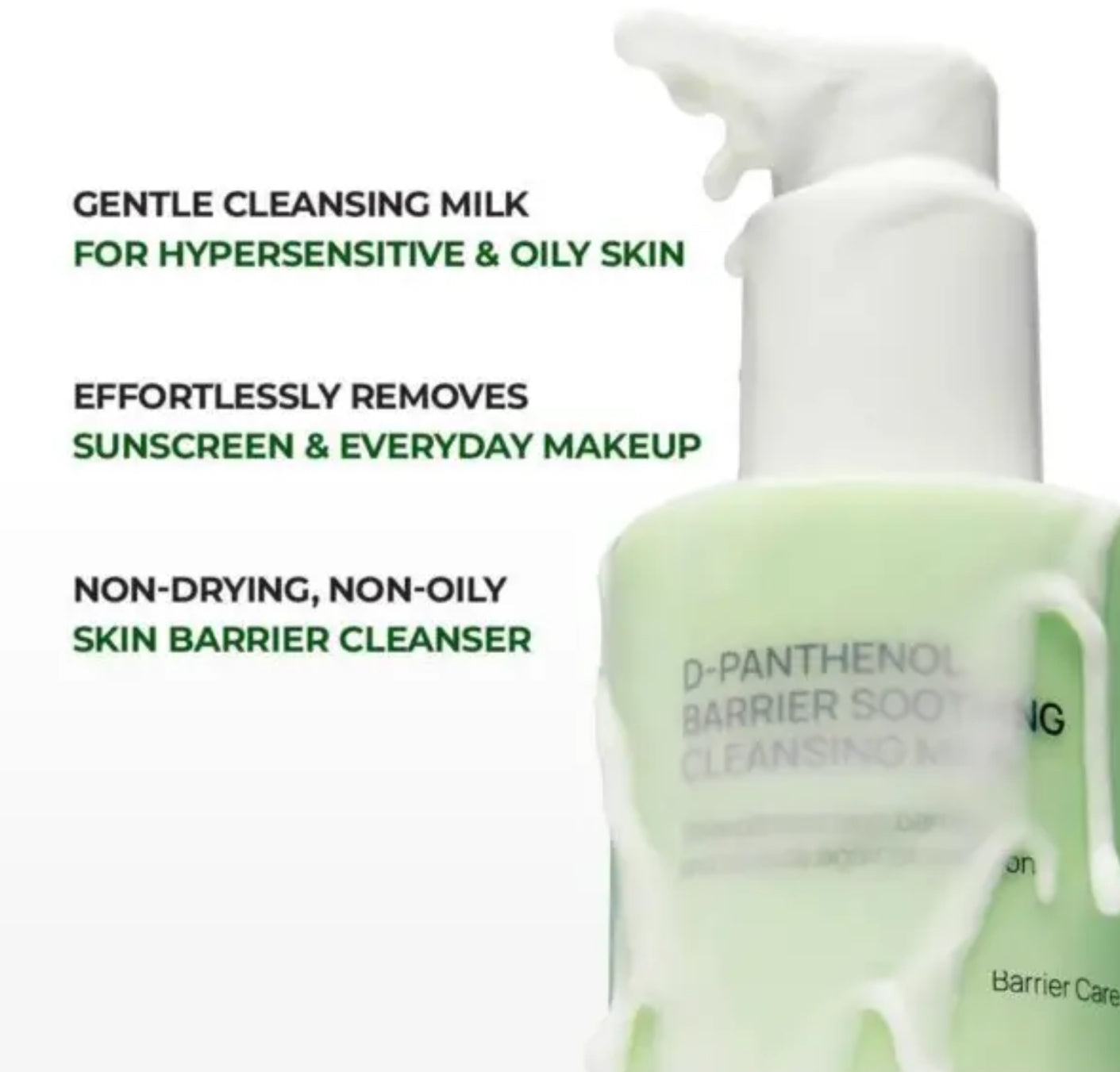 JUMISO : D-Panthenol Barrier Soothing Cleansing Milk
