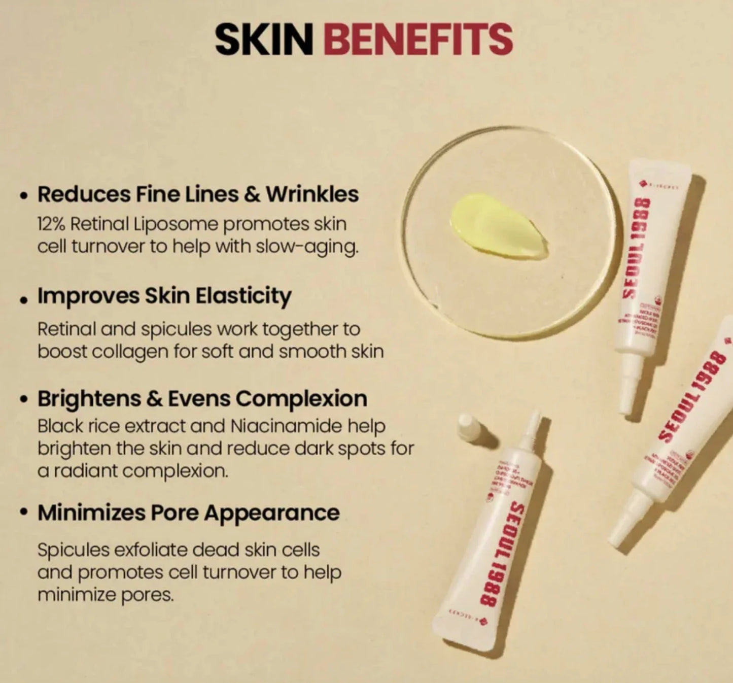 KSECRET : SEOUL 1988 Advanced Shot : Retinal Liposome 12% + Black Rice