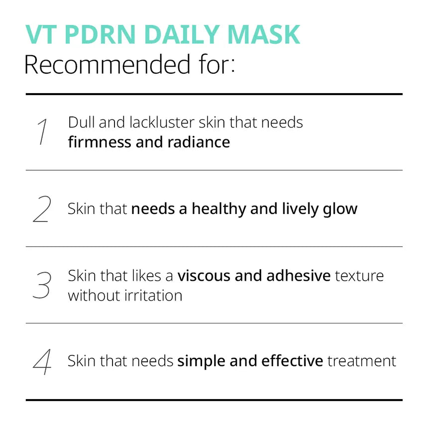 VT : PDRN Daily Mask