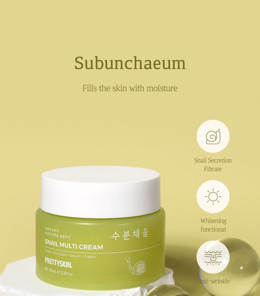 PRETTYSKIN : Snail Multi Cream