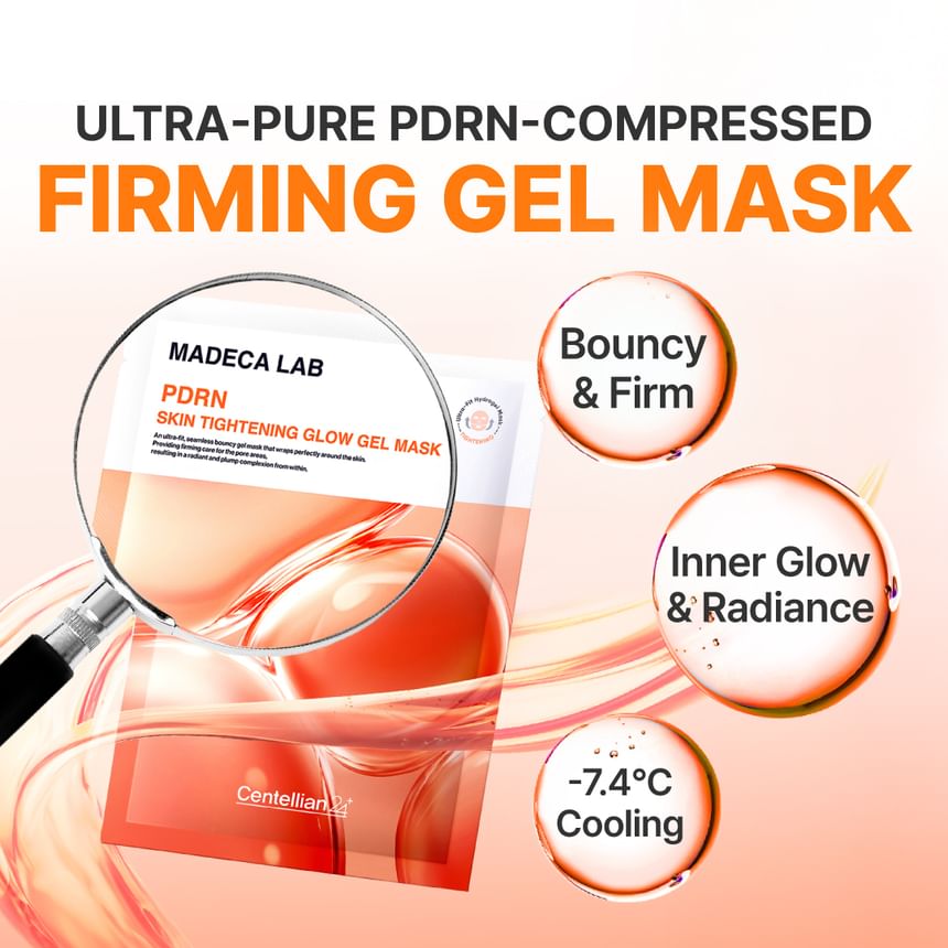 CENTELLIAN 24 : PDRN Skin Tightening Glow Gel Mask Set