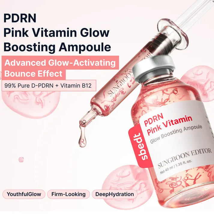 SUNGBOON EDITOR : PDRN Pink Vitamin Glow Boosting Ampoule
