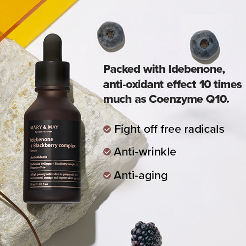 Mary&May : Idebenone + Blackberry Complex Serum