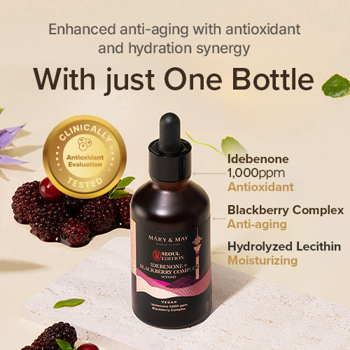 Mary&May : Idebenone + Blackberry Complex Serum