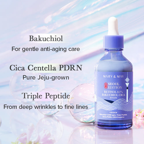 Mary&May : Retinol 0.1% Bakuchiol Cica Serum