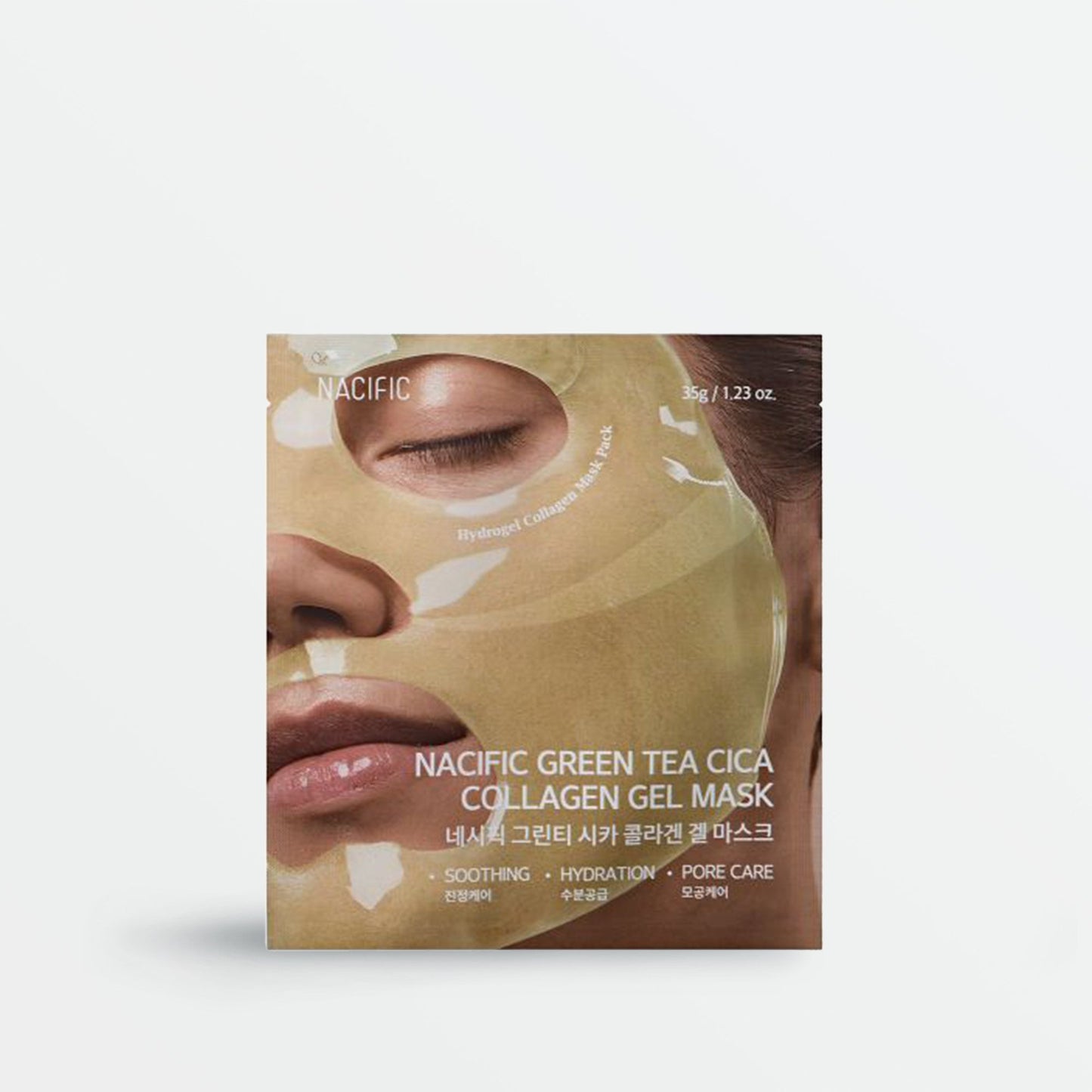 Nacific : Green Tea Cica Collagen Gel Mask Set