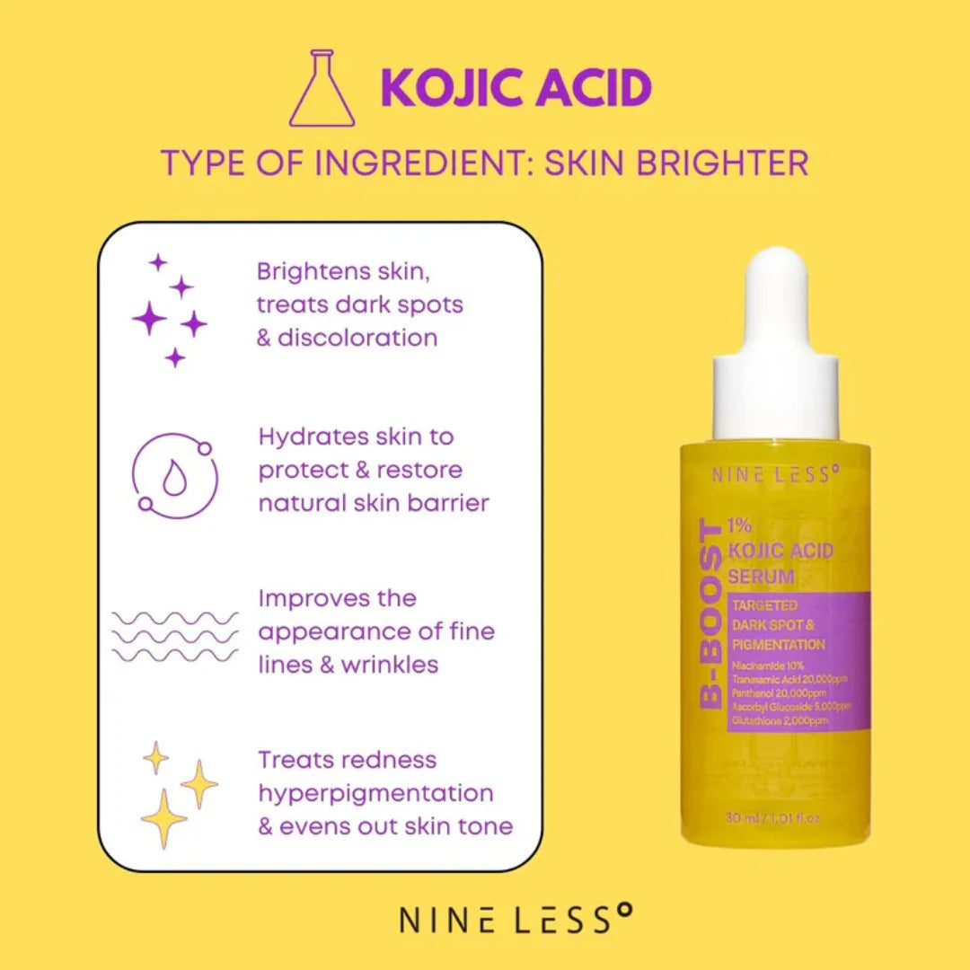NINELESS : B-Boost 1% Kojic Acid Serum