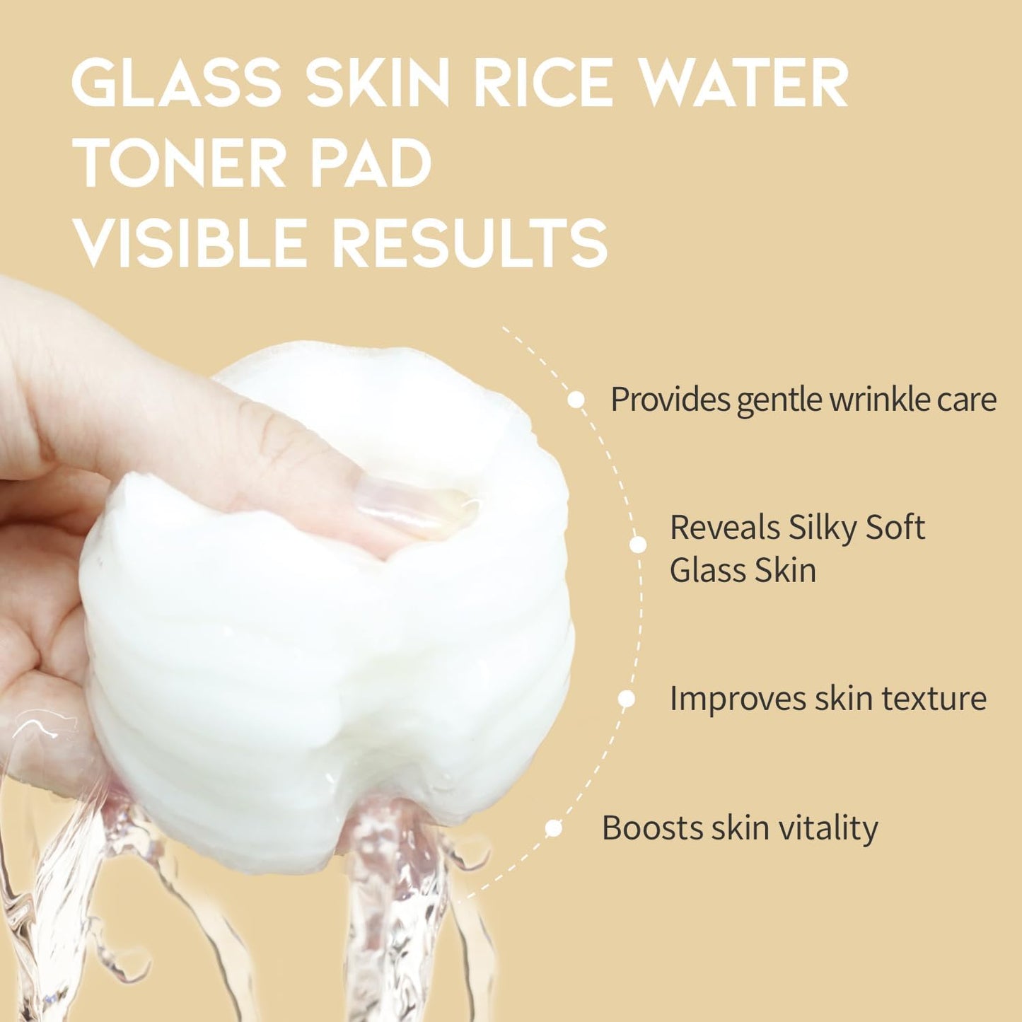 OOTD : Glass Skin Rice Water Toner Pad