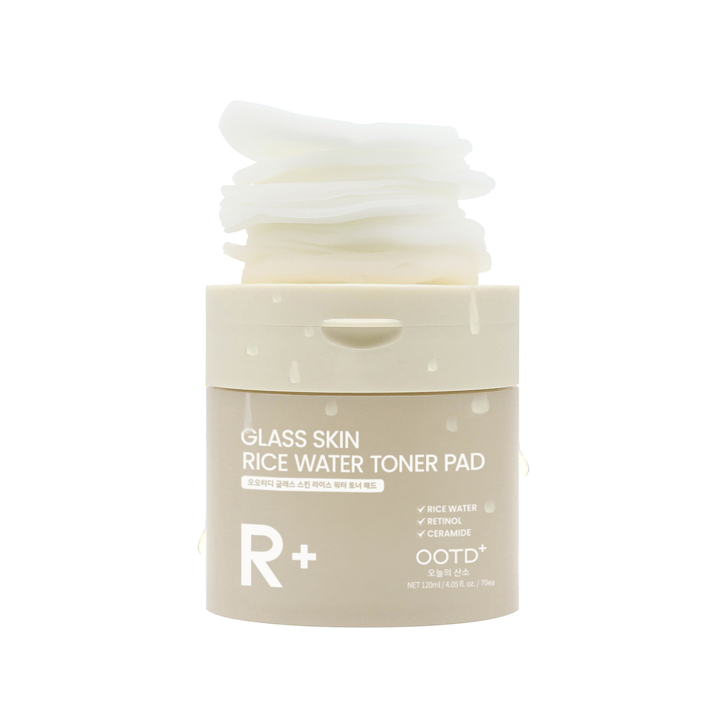 OOTD : Glass Skin Rice Water Toner Pad