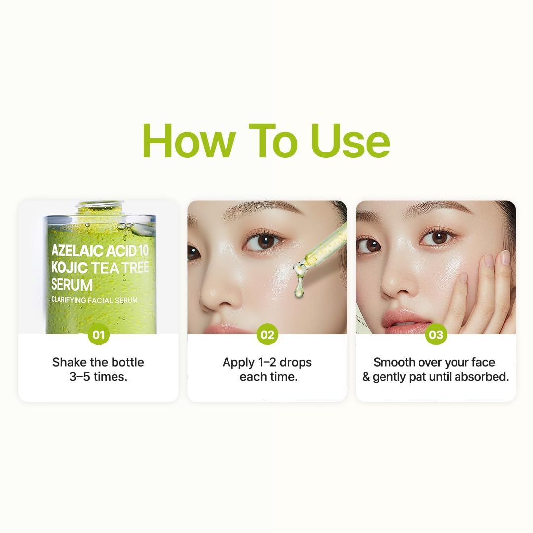 Purito SEOUL : Azelaic Acid 10 Kojic Tea Tree Serum