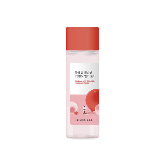 ROUND LAB : Camellia Deep Collagen PDRN Milky Toner