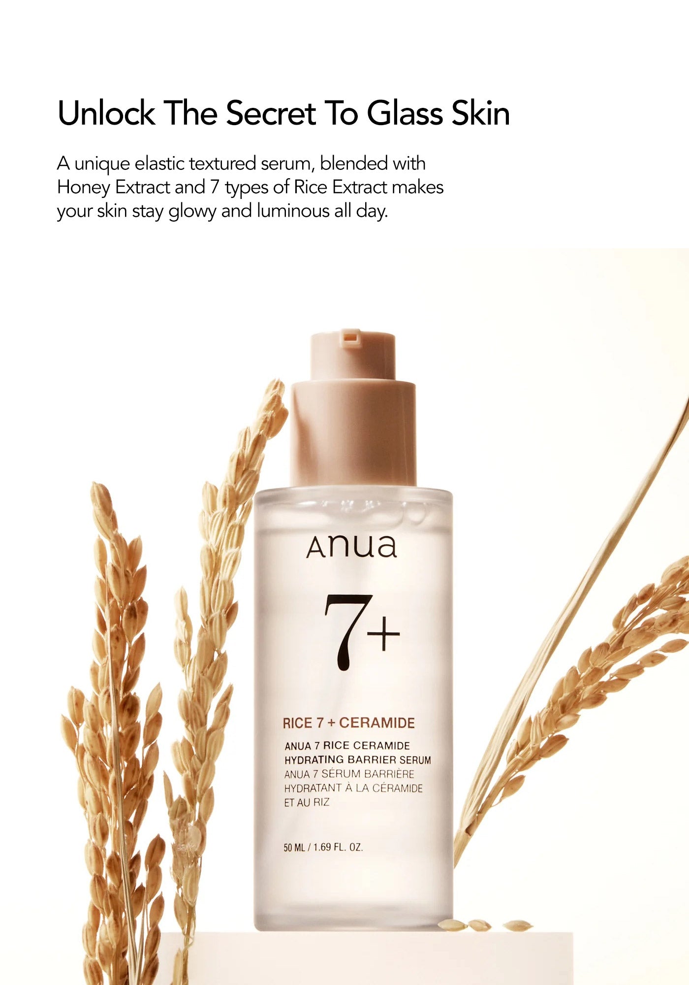 Anua : 7 Rice Ceramide Hydrating Barrier Serum