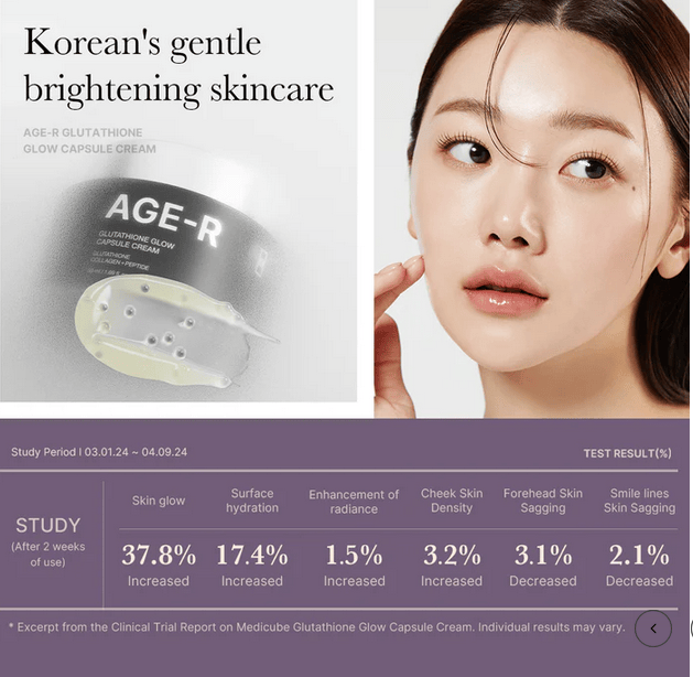 medicube : AGE-R Glutathione Glow Capsule Cream
