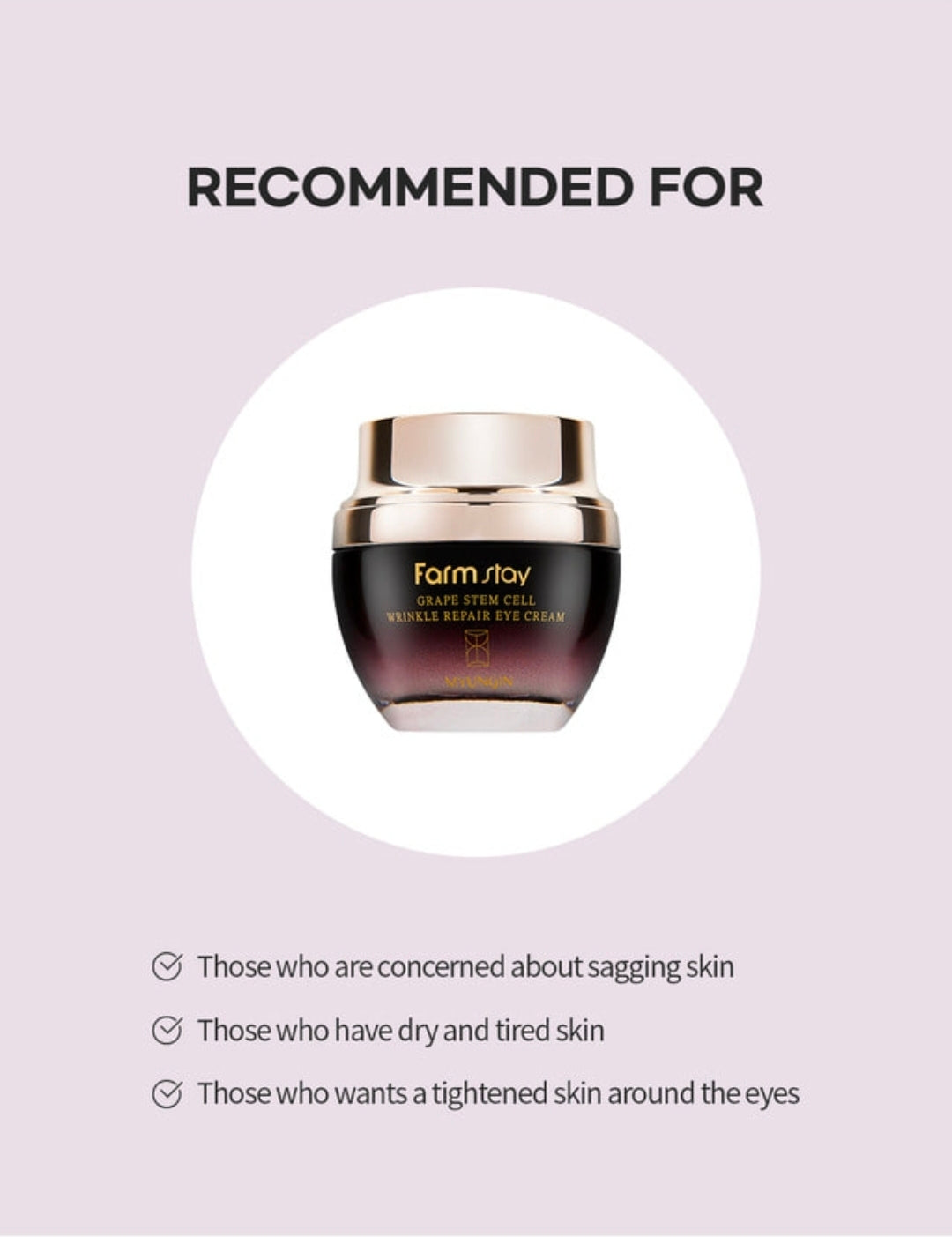 Farmstay : Grape Stem Cell Wrinkle Lifting Cream