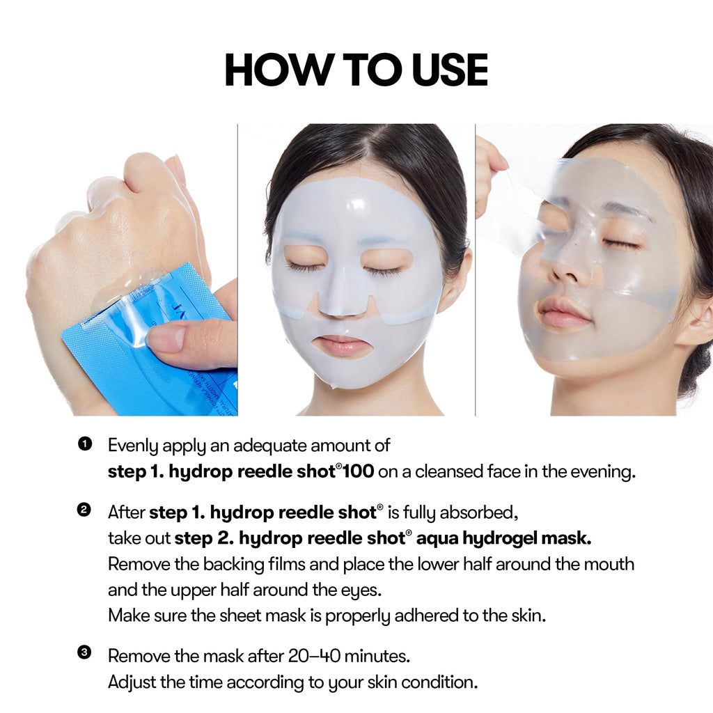 VT : Hydrop Reedle Shot 100hL 2 Step Hydrogel Mask