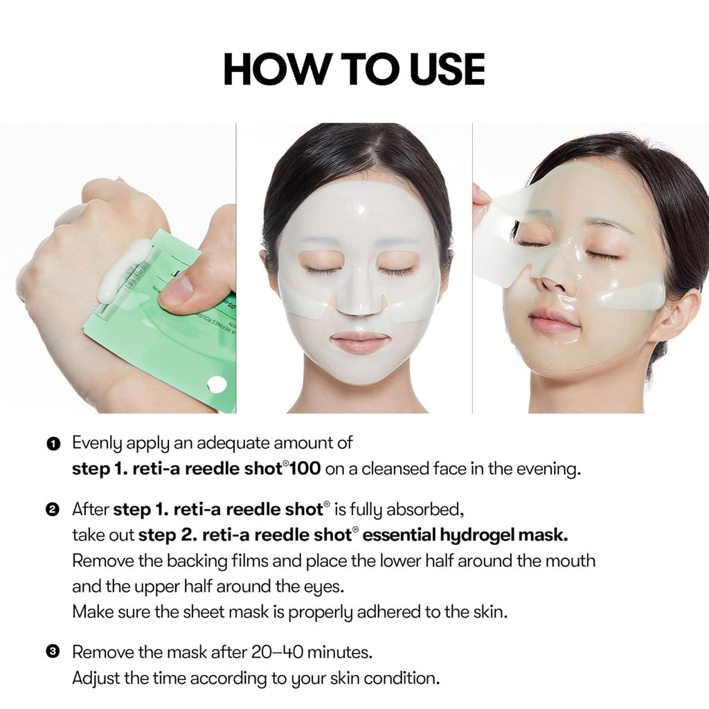 VT : Reti-A Reedle Shot 100 2 Step Hydrogel Mask