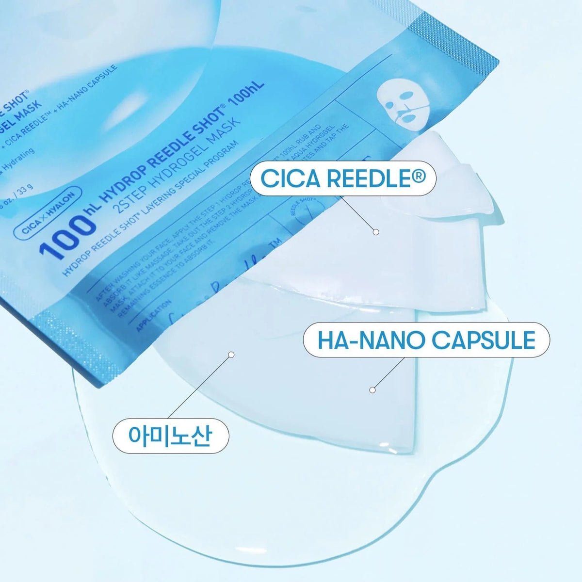 VT : Hydrop Reedle Shot 100hL 2 Step Hydrogel Mask