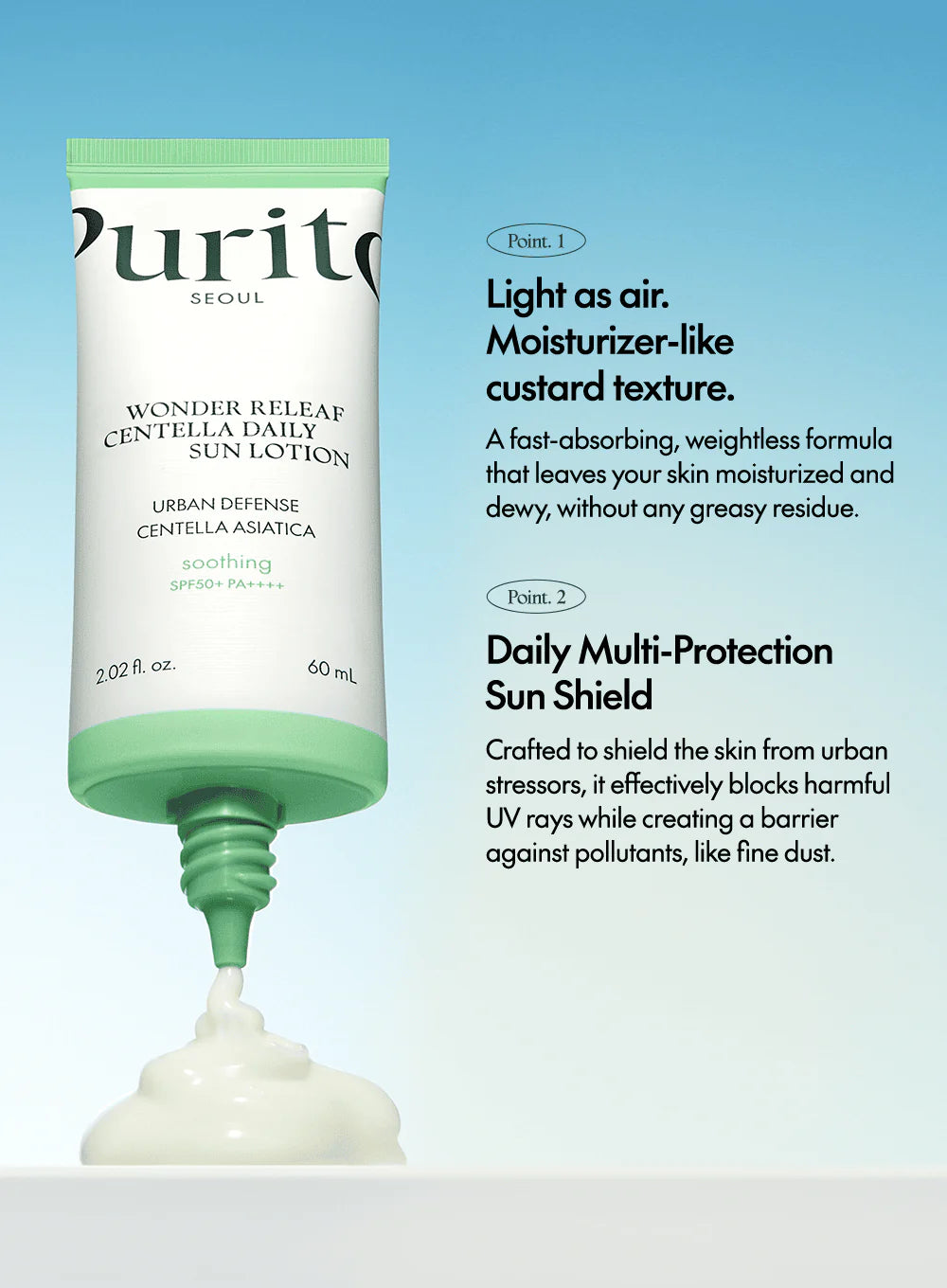 Purito SEOUL : Wonder Releaf Centella Daily Sun Lotion