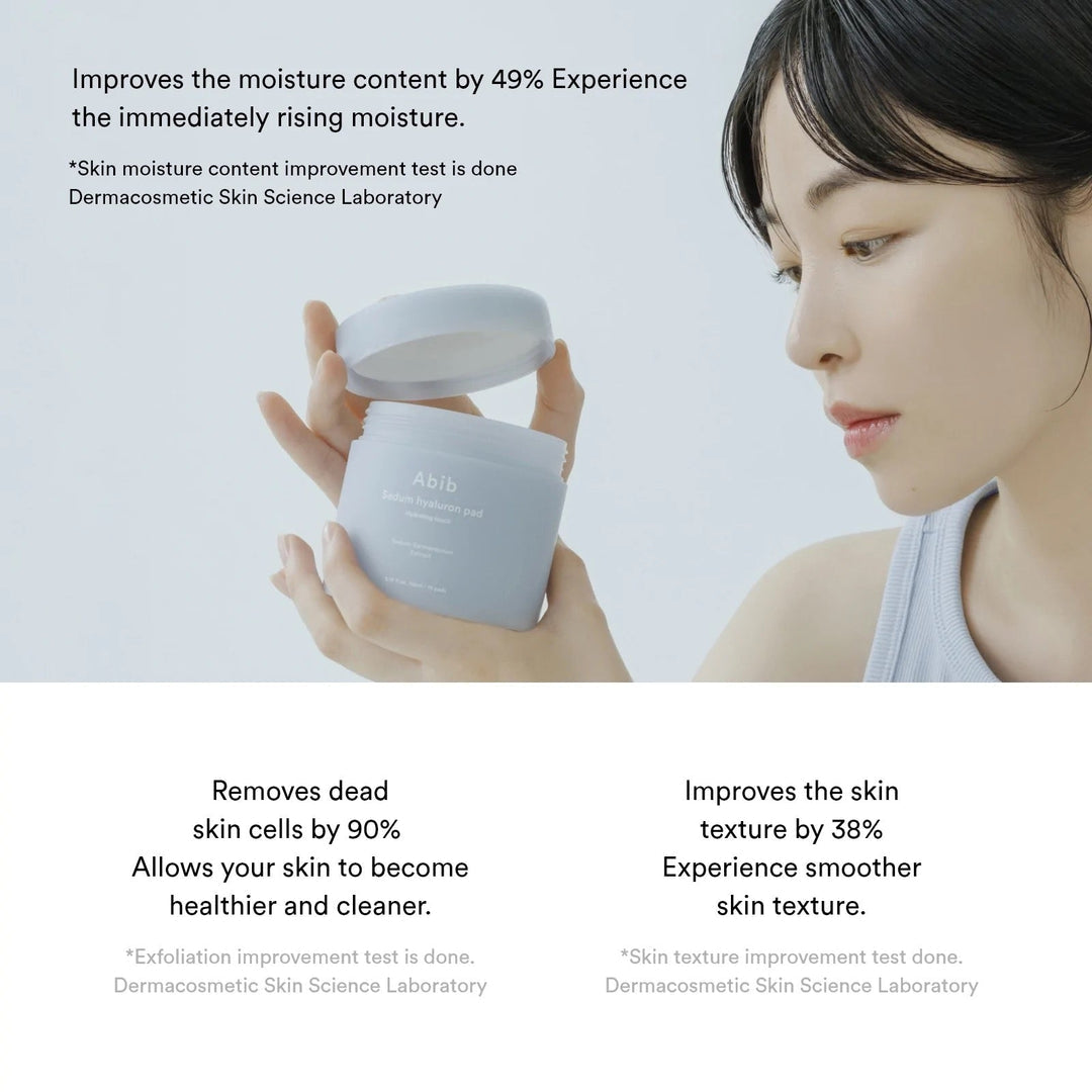 Abib : Sedum Hyaluron Pad Hydrating Touch