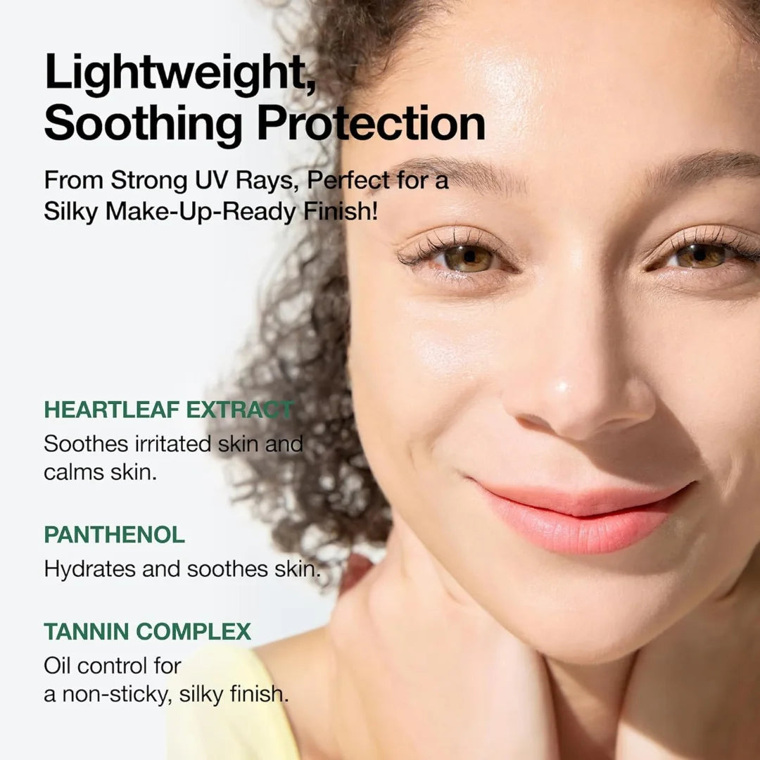 Anua : Heartleaf Silky Moisture Sun Cream
