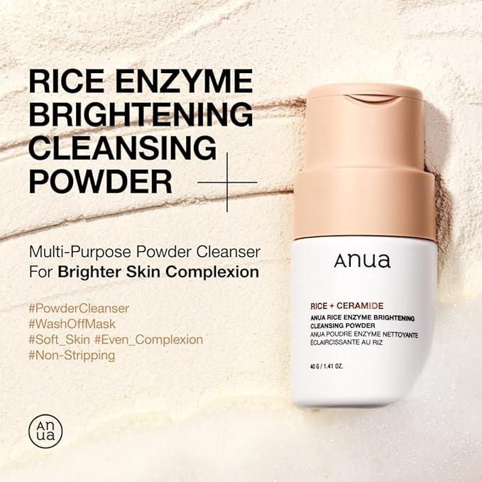 Anua : Rice Enzyme Brightening Cleansing Powder