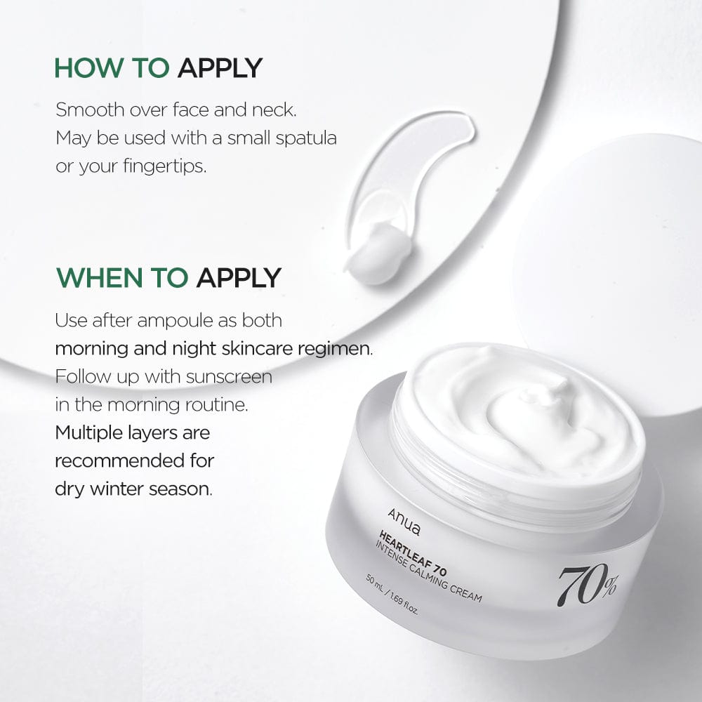 Anua : Heartleaf 70 Intense Calming Cream
