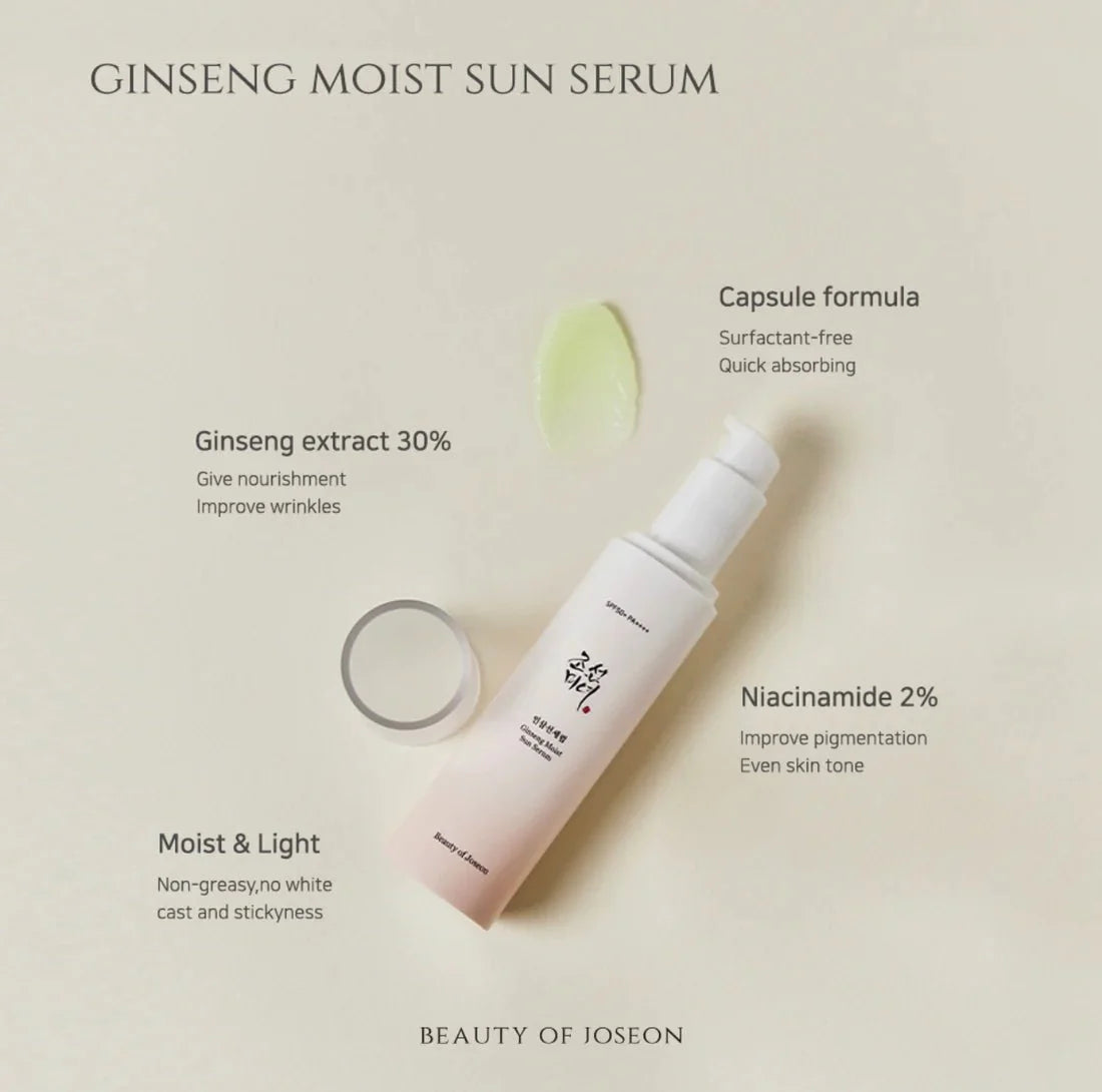 Beauty of Joseon : Ginseng Moist Sun Serum