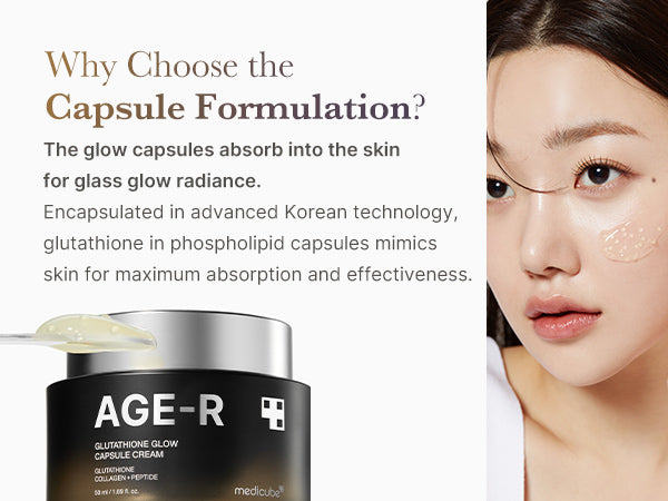 medicube : AGE-R Glutathione Glow Capsule Cream