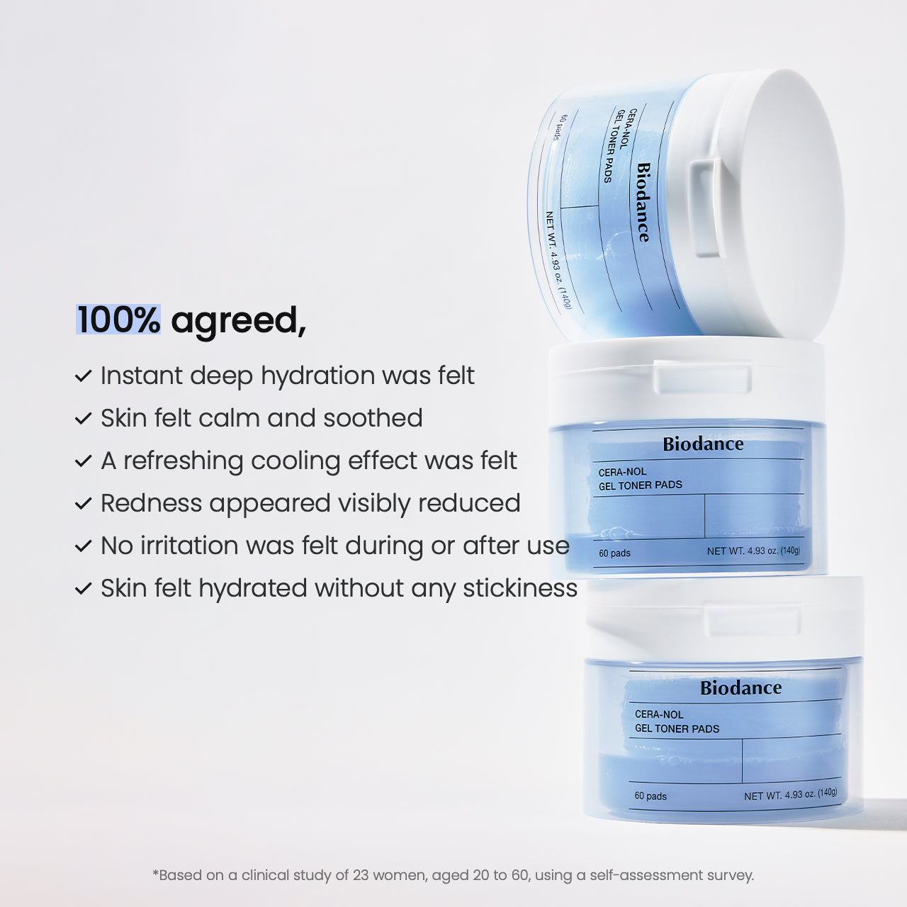 Biodance : Cera-nol Gel Toner Pads