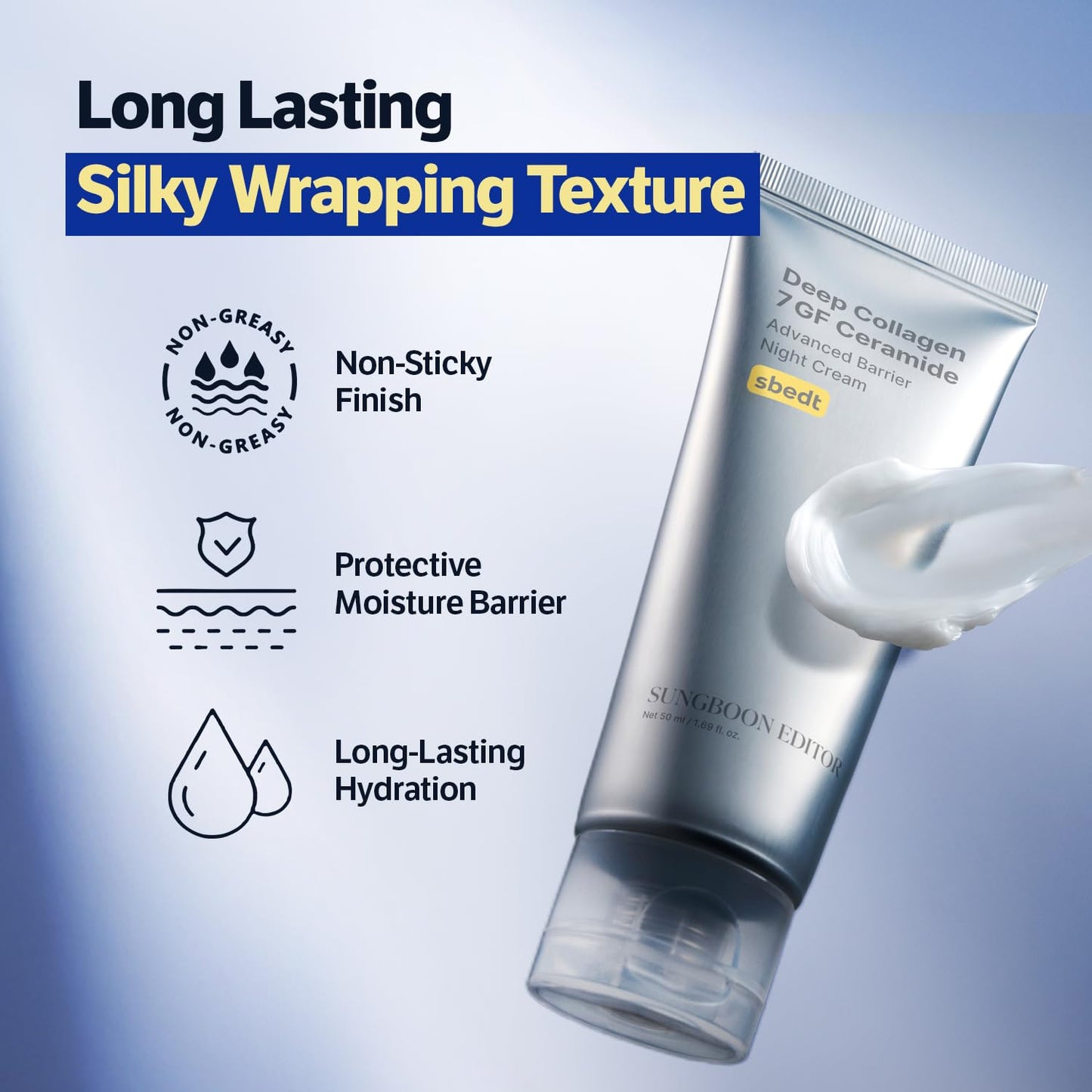 SUNGBOON EDITOR : Deep Collagen 7GF Ceramide Advanced Barrier Night Cream
