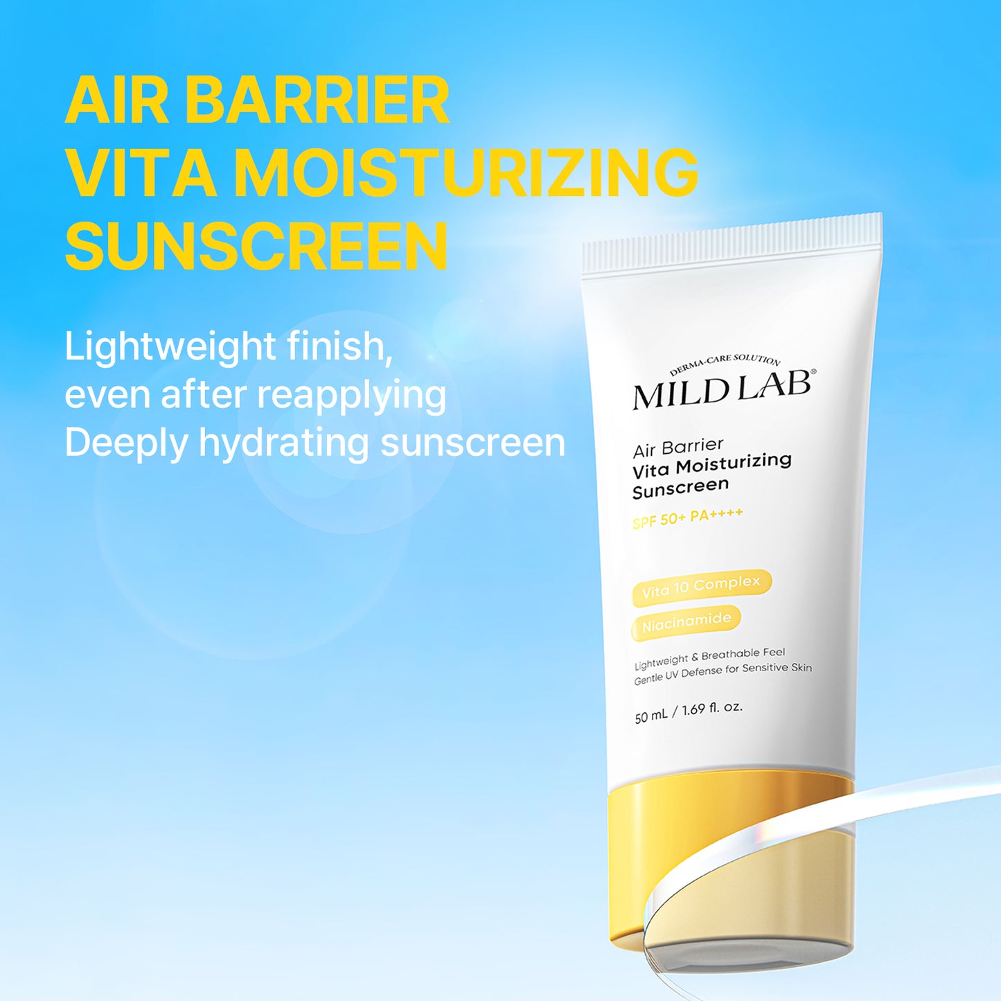 MILDLAB : Air Barrier Vita Moisturizing Sunscreen