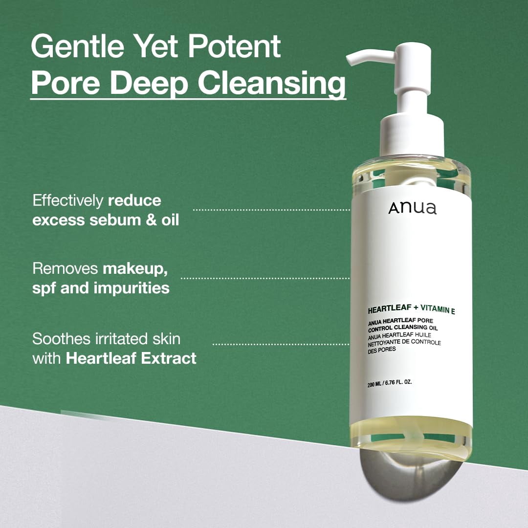 Anua : Heartleaf Pore Control Cleansing Oil