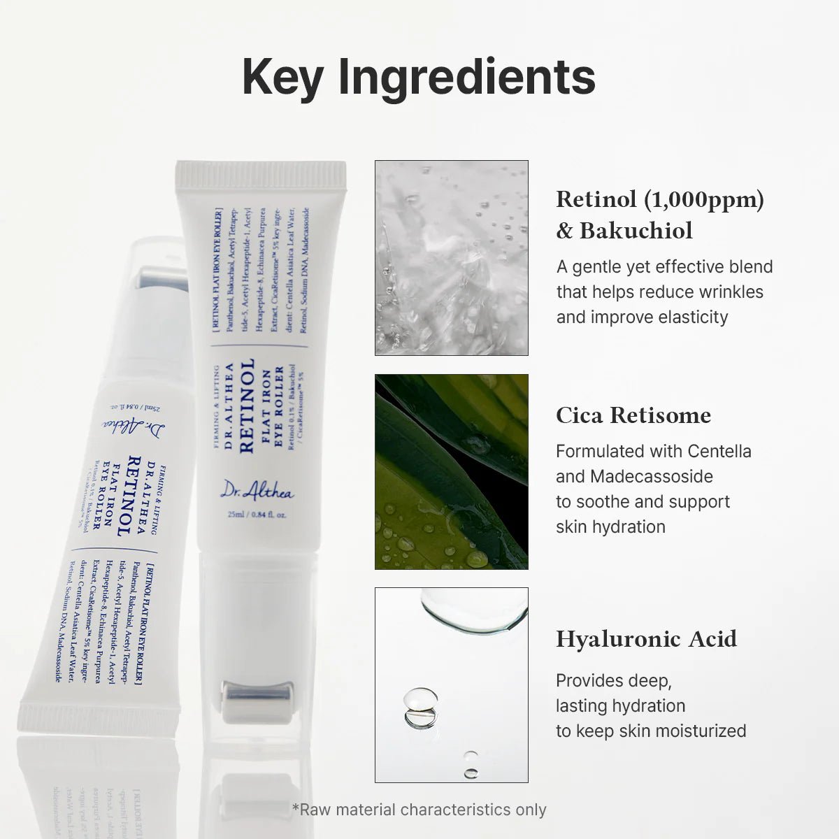Dr. Althea : Retinol Flat Iron Eye Roller