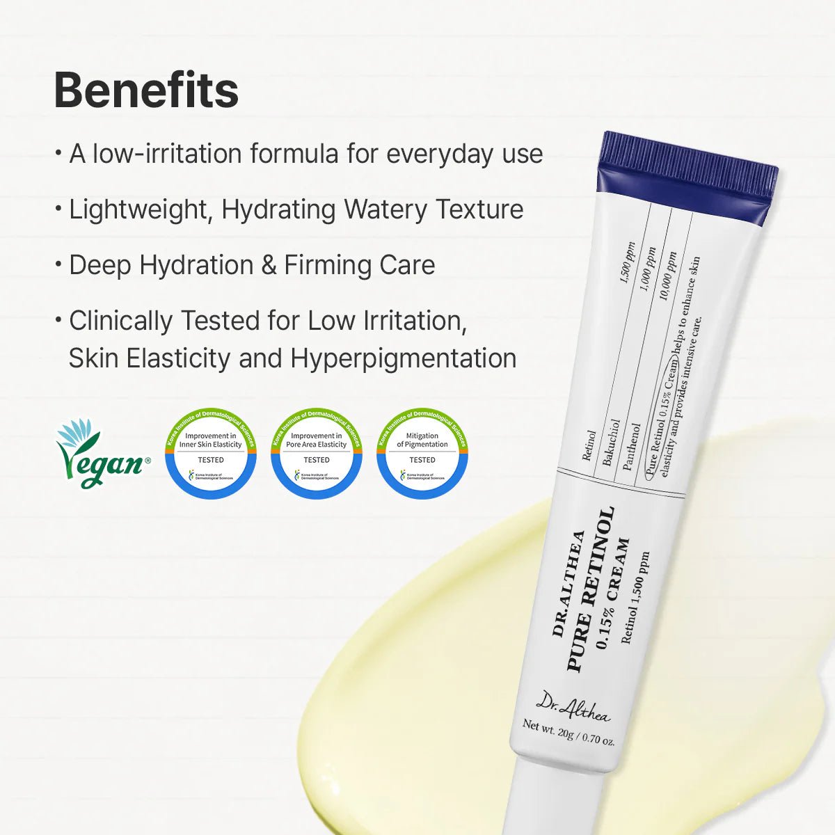 Dr. Althea : Pure Retinol 0.15% Cream