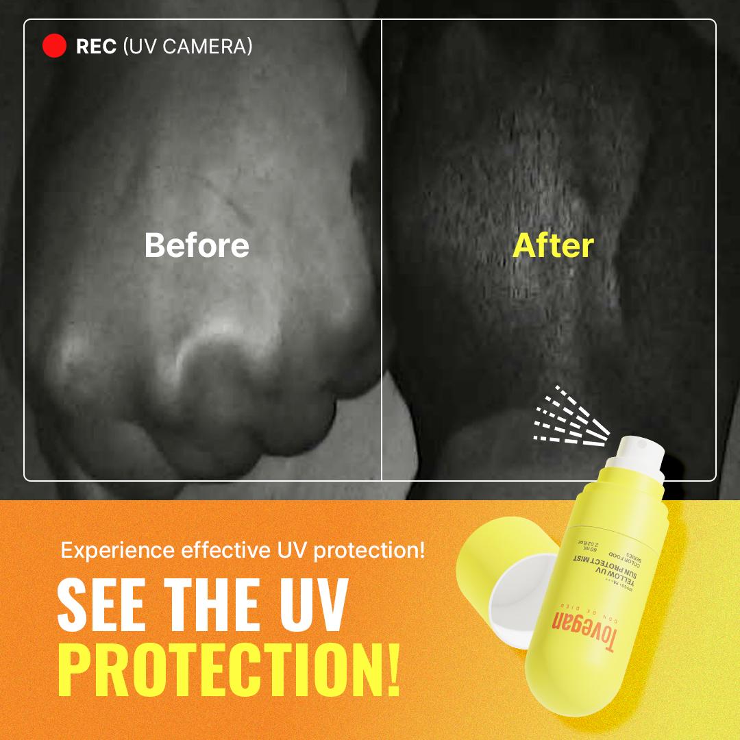 Tovegan : Yellow UV Sun Protect Mist